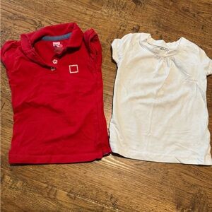 Little girls 2T uniform shirts